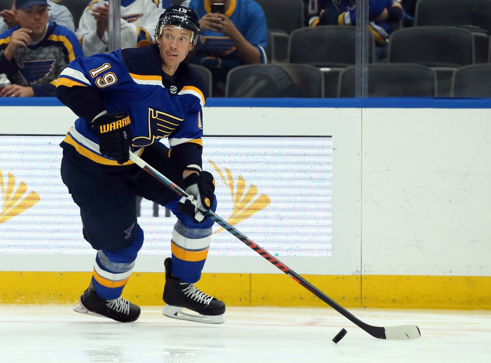 Columbus Blue Jackets vs the St. Louis Blues, pre-season